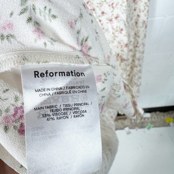 Reformation Lacey Midi Floral Dress Reformation Dress - Picture 9 of 9